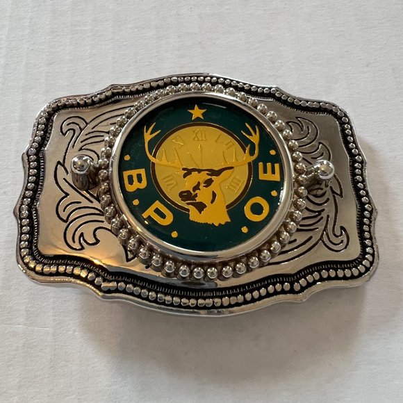 ELKS Accessories Bpoe Elks Memorabilia Silver Belt Buckle Poshmark